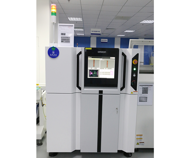 Omron 3D AOI behind the furnace